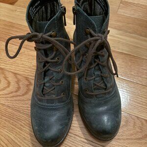 Aetrex Green/Blue Boots Size 38